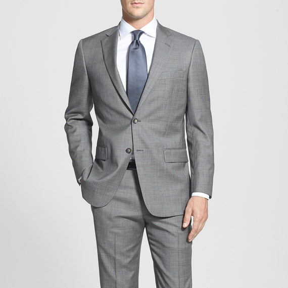 New York Classic Fit Wool Suit